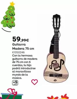 Oferta de Guitarra Madera 75 Cm por 59,99€ en ToysRus