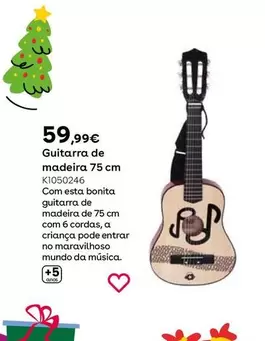 Oferta de Guitarra Madera 75 Cm por 59,99€ en ToysRus