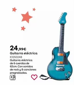 Oferta de Guitarra Eléctrica por 24,99€ en ToysRus