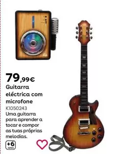 Oferta de Guitarra Eléctrica Con Microfono Y Altavoz por 79,99€ en ToysRus