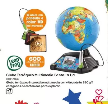 Oferta de Leap Frog - Globo Terráqueo Multimedia Pantalla Hd en ToysRus