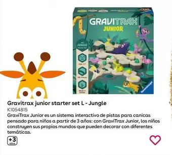 Oferta de Ravensburger - Gravitrax Junior Starter Set L - Jungle en ToysRus