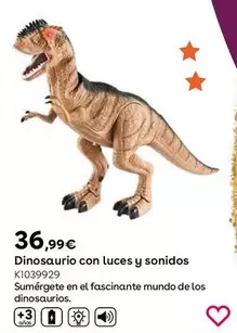 Oferta de Dinosaurio Con Luces Y Sonidos por 36,99€ en ToysRus