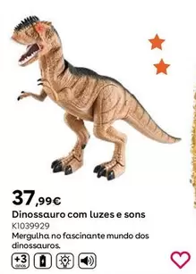 Oferta de Dinosaurio Con Luces Y Sonidos por 37,99€ en ToysRus