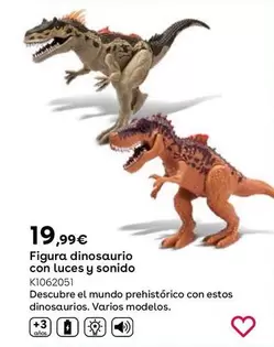 Oferta de Figura Dinosaurio Con Luces Y Sonido por 19,99€ en ToysRus