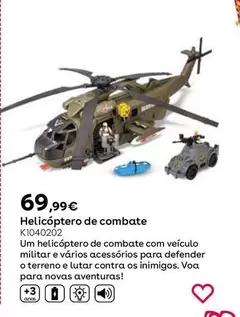 Oferta de Helicóptero De Combate por 69,99€ en ToysRus