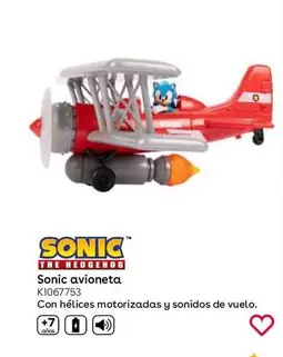 Oferta de Sonic The Hedgehog - Sonic Avioneta en ToysRus