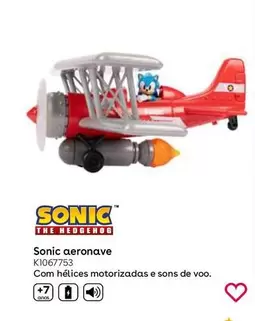 Oferta de Sonic The Hedgehog - Sonic Avioneta en ToysRus