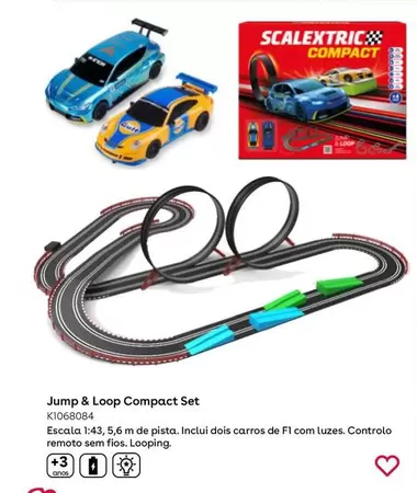 Oferta de Scalextric - Jump & Loop Compact Set en ToysRus