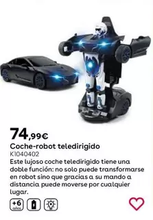 Oferta de Motor&Co - Coche-robot Teledirigido por 74,99€ en ToysRus