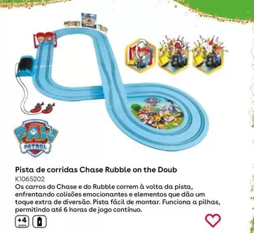 Oferta de Carrera - Pista De Carreras Chase Rubble On The Doub en ToysRus