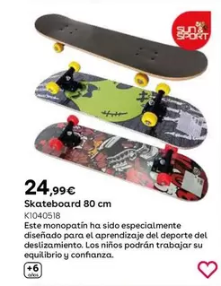 Oferta de Skateboard 80 Cm por 24,99€ en ToysRus