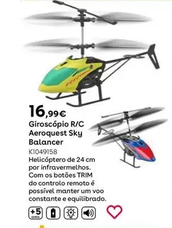 Oferta de Motor & Co - Helicóptero R/C Aero Quest Sky Balancer  por 16,99€ en ToysRus