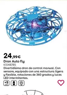 Oferta de Dron Auto Fly por 24,99€ en ToysRus