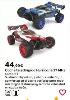 Oferta de Coche Teledirigido Hurricane 27 MHz por 44,99€ en ToysRus