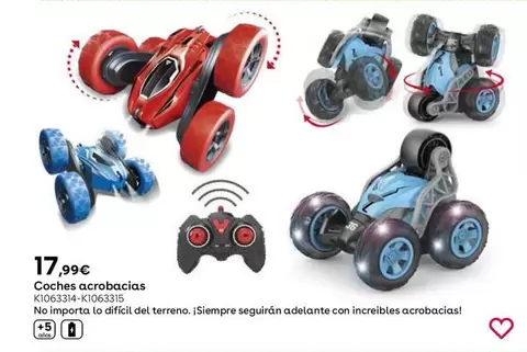 Oferta de Coches Acrobacias por 17,99€ en ToysRus