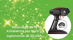 Oferta de Velocidad De 13-15 Kilómetros Por Hora Y Autonomía De 20 Min en ToysRus