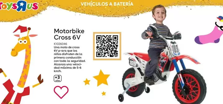 Oferta de Injusa - Motorbike Cross 6V  en ToysRus