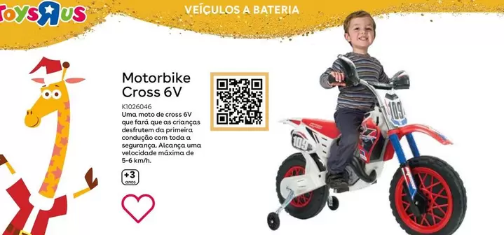 Oferta de Injusa - Motorbike Cross 6V  en ToysRus