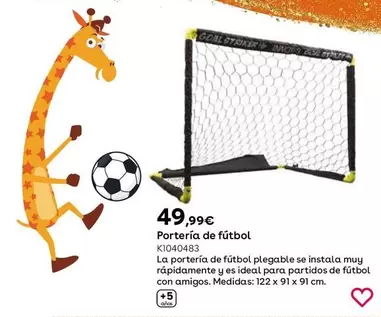 Oferta de Portería De Fútbol por 49,99€ en ToysRus