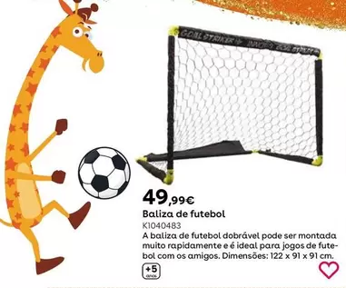 Oferta de Portería De Fútbol por 49,99€ en ToysRus