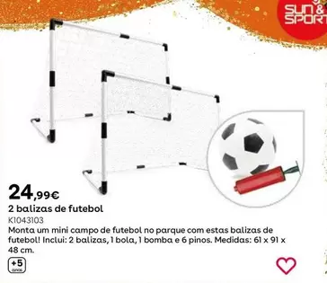 Oferta de  2 Porterías De Fútbol por 24,99€ en ToysRus