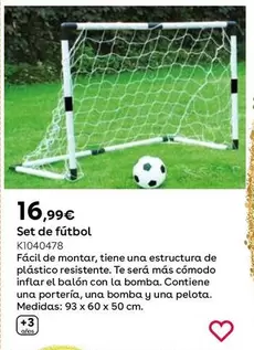 Oferta de Set De Fútbol por 16,99€ en ToysRus