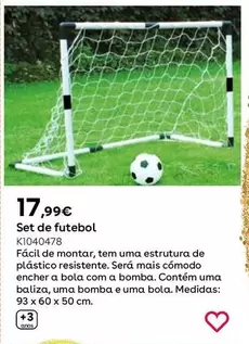 Oferta de Set De Fútbol por 17,99€ en ToysRus