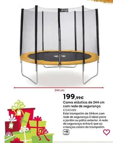 Oferta de Sun&Sport - Cama Elástica De 244 Cm Con Red De Seguridad por 189,99€ en ToysRus