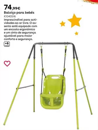 Oferta de Sun&Sport - Columpio Para Bebés por 69,99€ en ToysRus