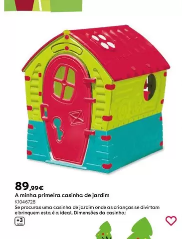 Oferta de Sun&Sport - Mi Primera Casita De Jardín por 79,99€ en ToysRus