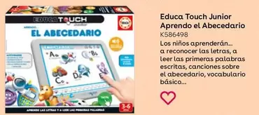 Oferta de Educa Touch - Junior Aprendo El Abecedario en ToysRus