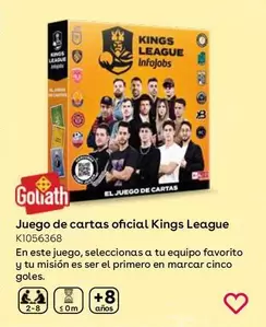 Oferta de Goliath - Juego De Cartas Oficial Kings League en ToysRus