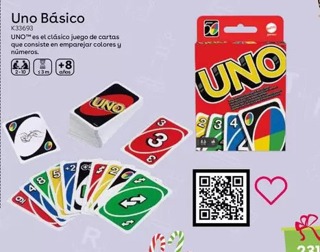 Oferta de Mattel - Uno Básico en ToysRus