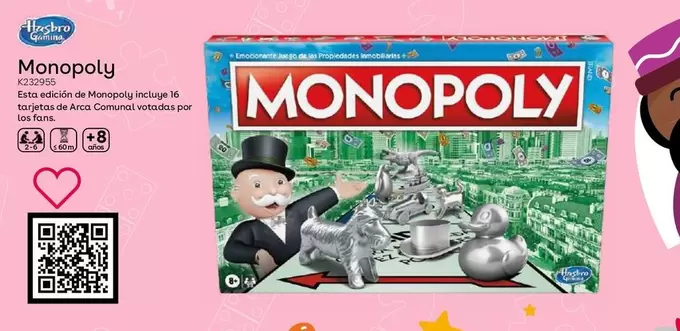 Oferta de Hasbro Gaming - Monopoly en ToysRus