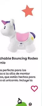 Oferta de Correpasillos Hinchable Bouncing Rodeo O Bouncing Unicornio en ToysRus