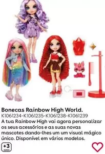 Oferta de Bonecas Rainbow Hight World en ToysRus