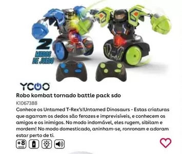 Oferta de Ycoo - Robo Kombat Tornado Battle Pack Sdo  en ToysRus