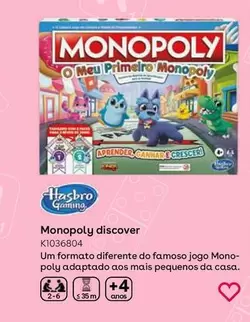 Oferta de Hasbro - Monopoly Discover en ToysRus