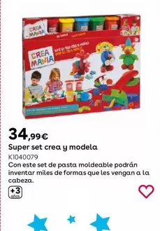 Oferta de Super Set Cresa Y Modela por 34,99€ en ToysRus