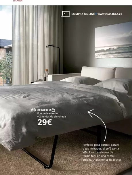 Oferta de Bergpalm - Perceta Para Dormi por 29€ en IKEA