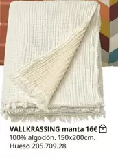 Oferta de Vallkrassing Manta por 16€ en IKEA