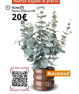 Oferta de Fejika - Planta Artificial por 20€ en IKEA