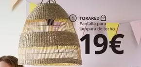 Oferta de Torared Pantalla Para Lámpara De Techo por 19€ en IKEA