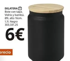 Oferta de Eklatera - Bote Con Tapa por 6€ en IKEA