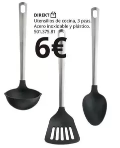 Oferta de DIREKT - Utensilios De Cocina por 6€ en IKEA