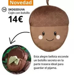 Oferta de Skogsduva - Cojin Con Bolsillo por 14€ en IKEA