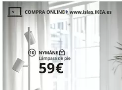 Oferta de Nymene - Lámpara De Pie por 59€ en IKEA