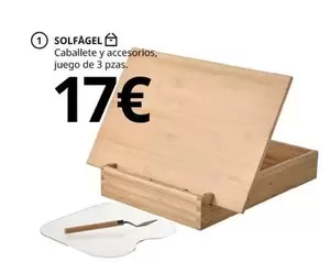 Oferta de Solfagel - Caballete Y Accesorios Juego De 3 Pzas por 17€ en IKEA