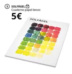 Oferta de Solfagel - Cuaderno Papel Lienzo por 5€ en IKEA